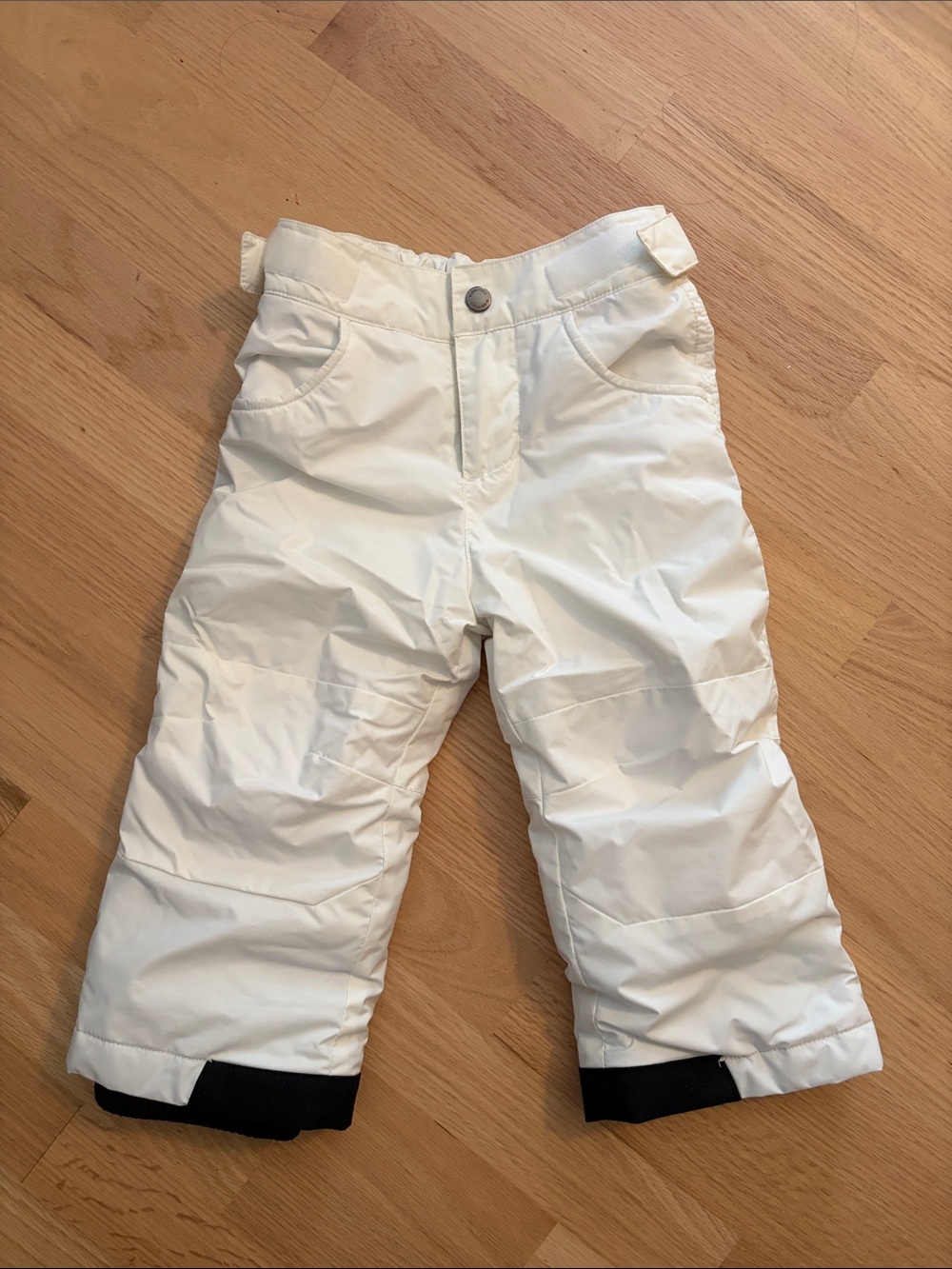 2T Toddler White Snow/Insulated Pants